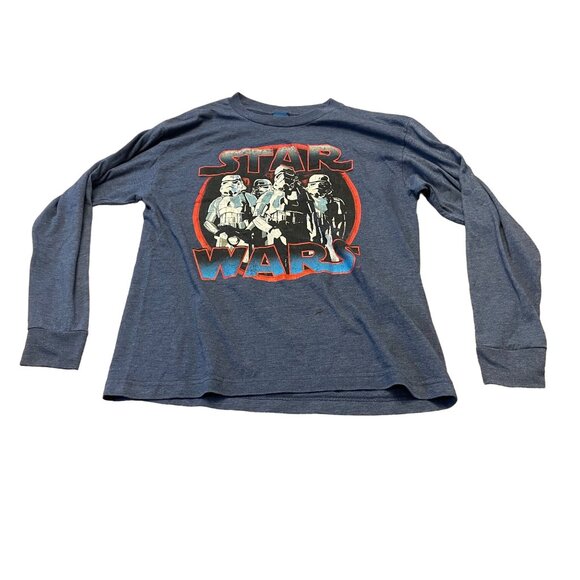 Star Wars Stormtrooper Long Sleeve T-Shirt XL Mad Engine 50% Cotton 50% Polyeste - Picture 1 of 6